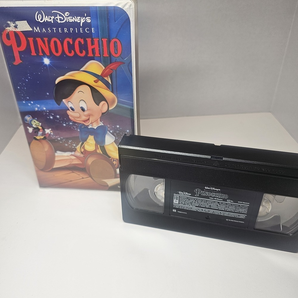 Pinocchio VHS Walt‎ Disney Masterpiece Collection Fully Restored Classic
